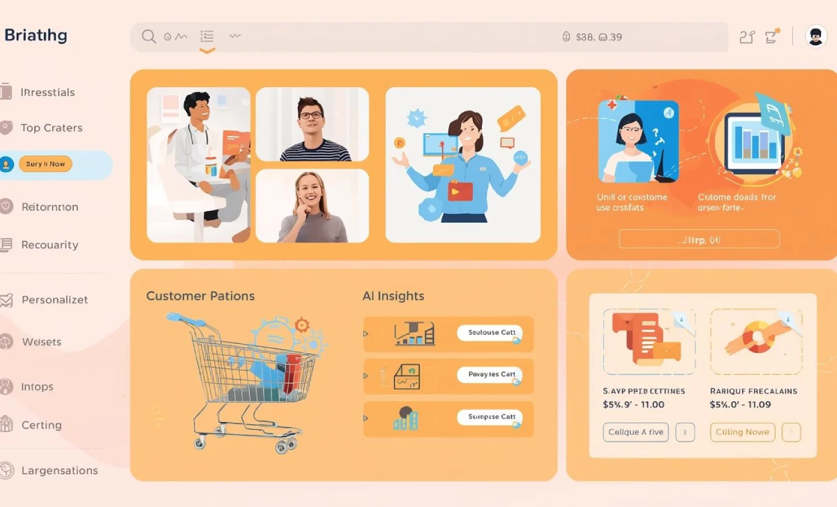 Ecommerce personalisation with tailored shopping recommendations on a digital platform